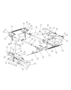 Lift Assembly (Nov. 2003 And After) Diagram and Parts List for M54-HN 53BB5ETW750-24-HP Cub Cadet Lawn Tractor